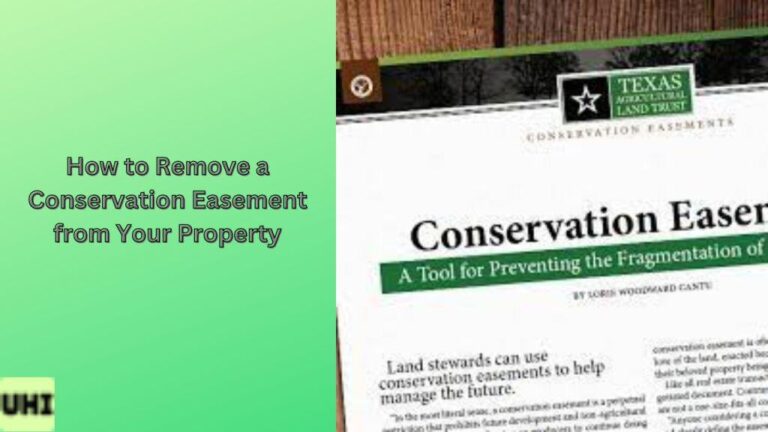 How to Remove a Conservation Easement from Your Property