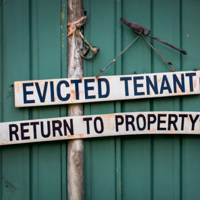 Can an evicted tenant return to property