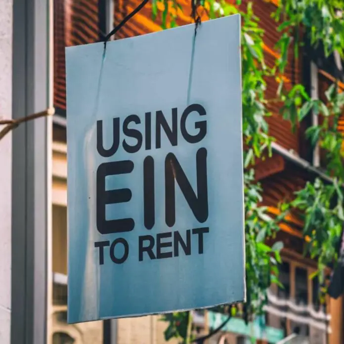 Can i use my ein to rent an apartment