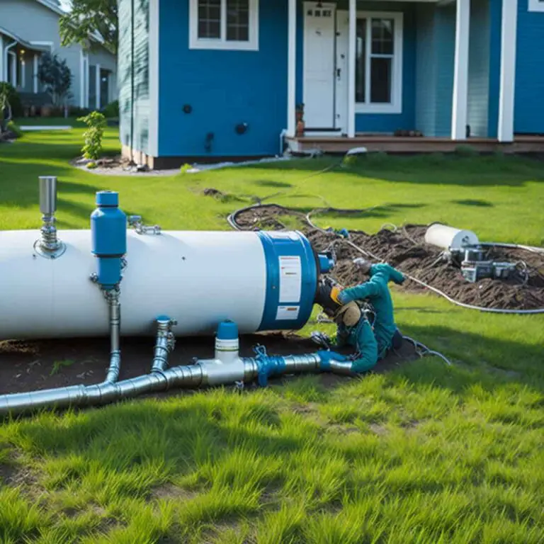 Installing propane gas line from tank to house Updated 2023