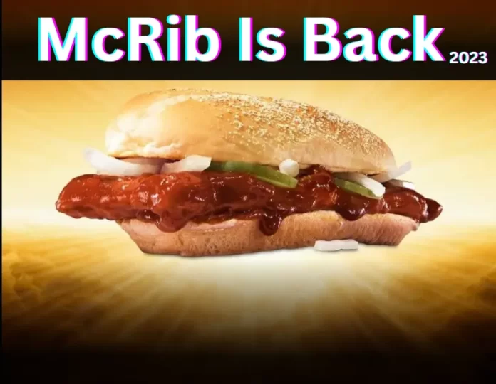 is the mcrib back 2023