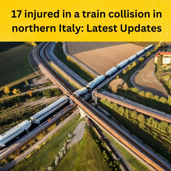 17 injured in a train collision in northern Italy Latest Updates