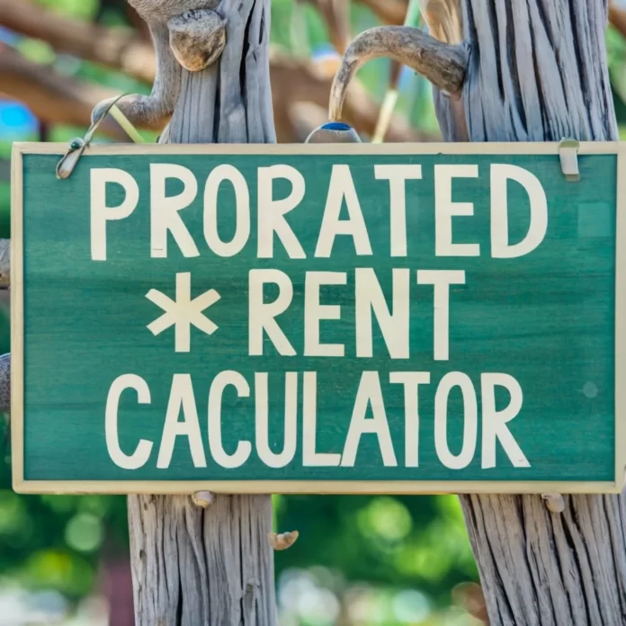 Prorated Rent Calculator Move Out