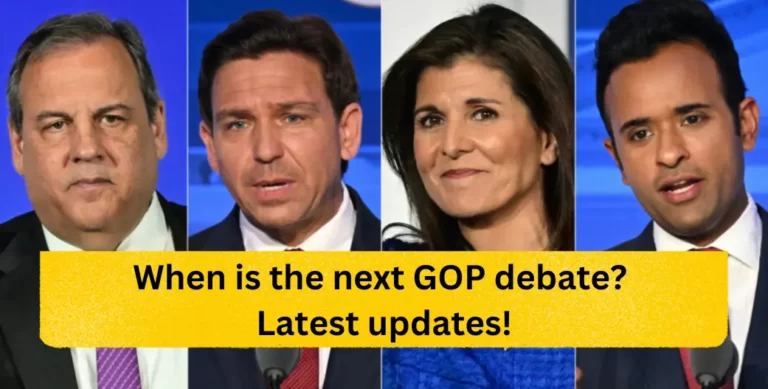 When is the next GOP debate