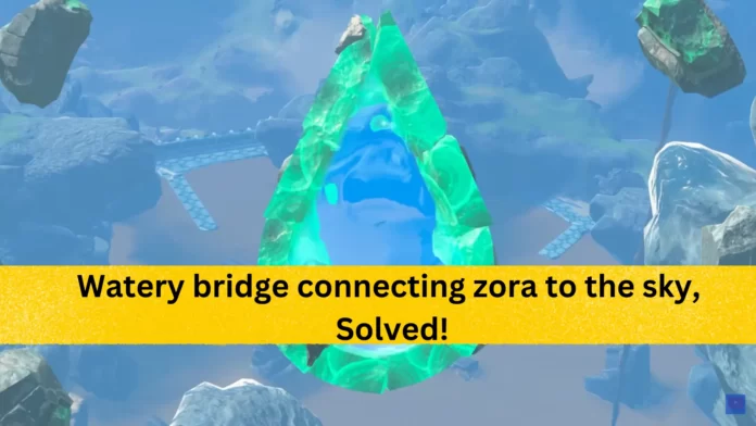 watery bridge connecting zora to the sky