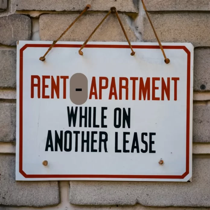 Can you rent an apartment while on another lease