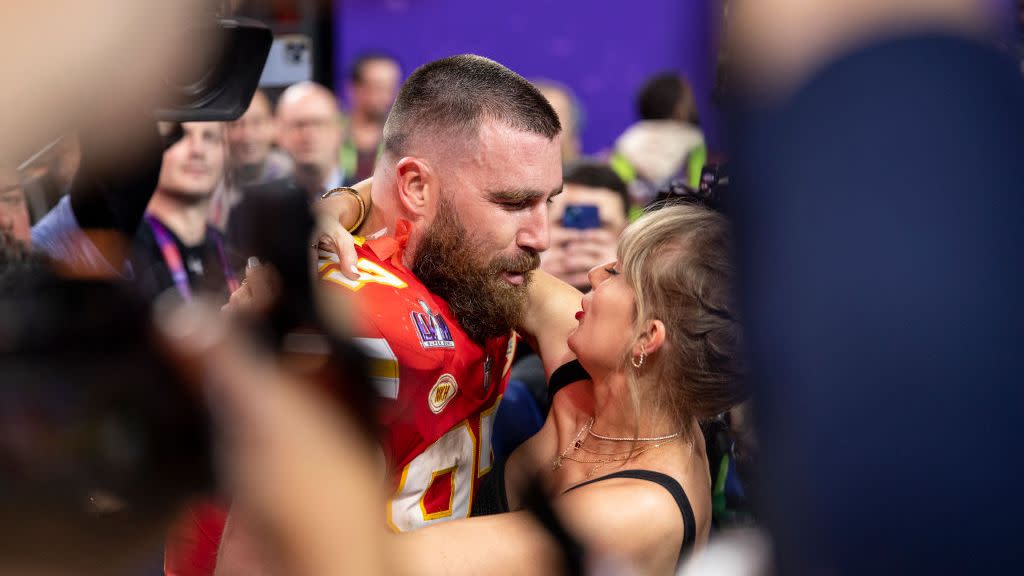 Taylor Swift and Travis Kelce