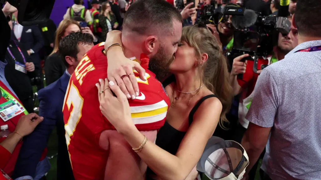 Taylor Swift and Travis Kelce