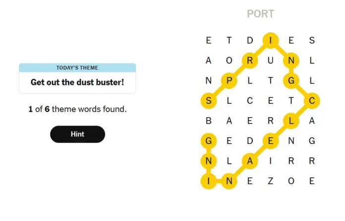 Get Out the Dust Buster Strands