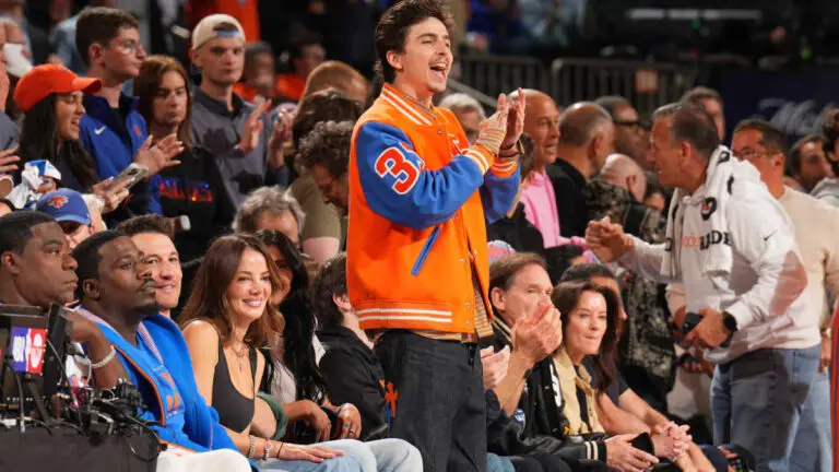 Timothée Chalamet Sparks Knicks Mania During Playoff Push