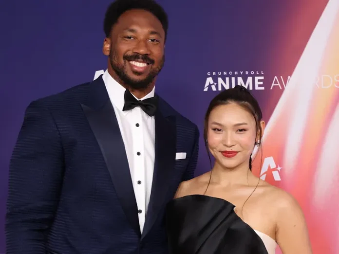 Chloe Kim, Myles Garrett, Chloe Kim 2025, snowboarding champion, Chloe Kim dating rumors, Crunchyroll Anime Awards, Chloe Kim Olympics, sports celebrity news,