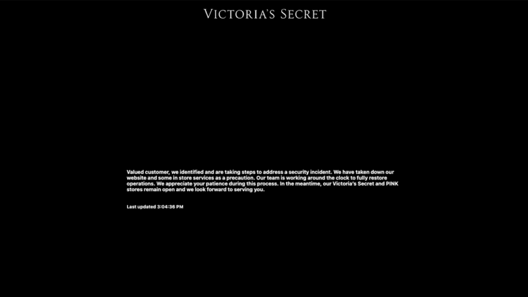 Victoria Secret Security Incident