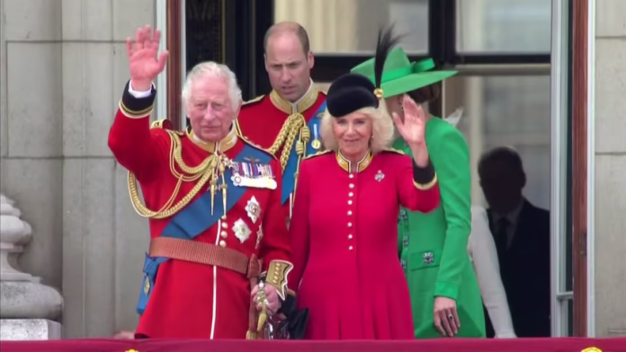 King Charles at Trooping the Colour