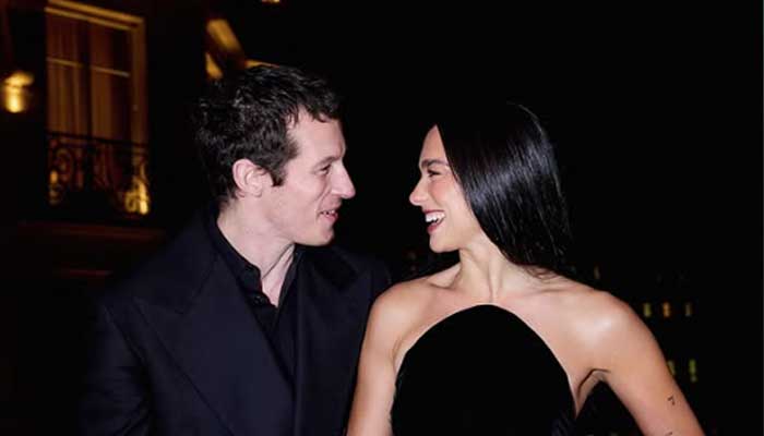 Callum Turner and Dua Lipa