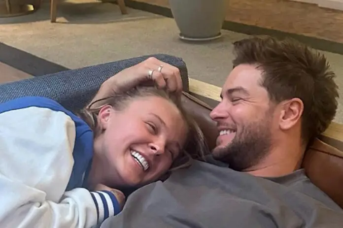 Chris Hughes Shares Clothes-Free Bed Selfie With JoJo Siwa