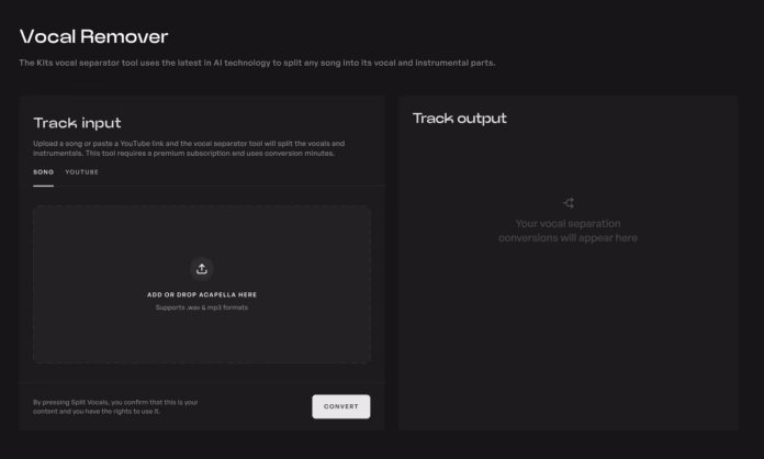 AI Vocal Remover