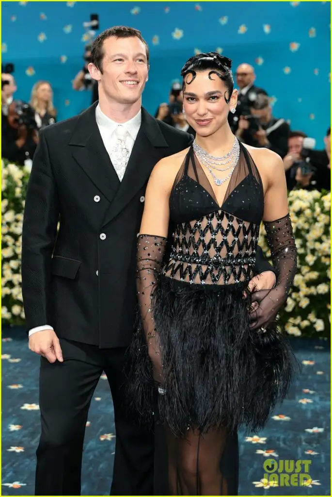 Callum Turner and Dua Lipa