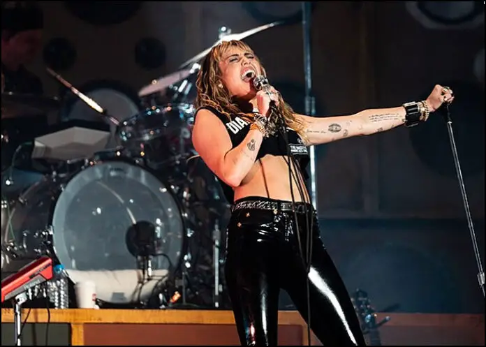 Miley Cyrus Something Beautiful Film Premiere