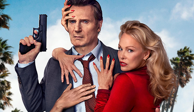 Paramount’s Naked Gun reboot trailer drops with Liam Neeson and Pamela Anderson. Out August 1, 2025.