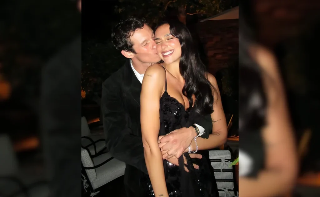 Callum Turner and Dua Lipa