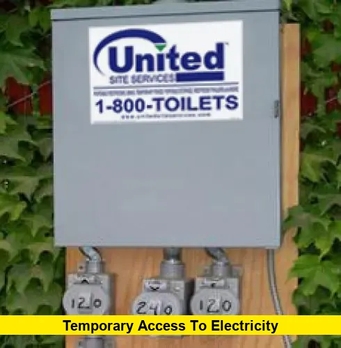  temporary access to electricity