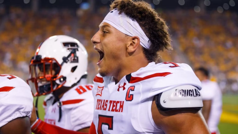 Patrick Mahomes at Texas Tech-Texas Game 2