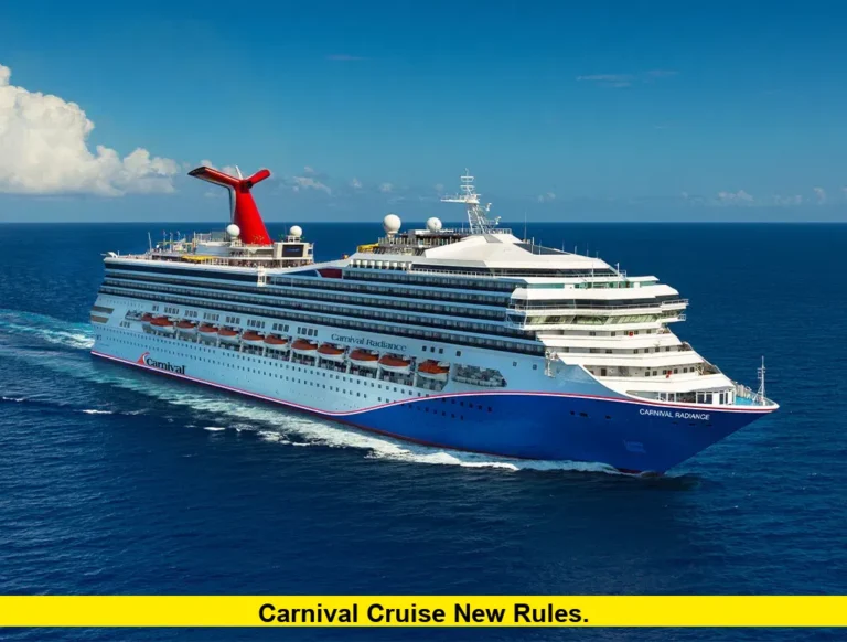 Carnival Cruise New Rules