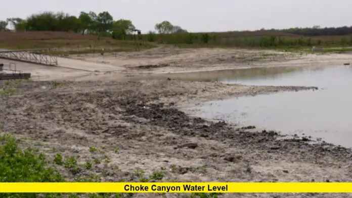 Choke Canyon water level