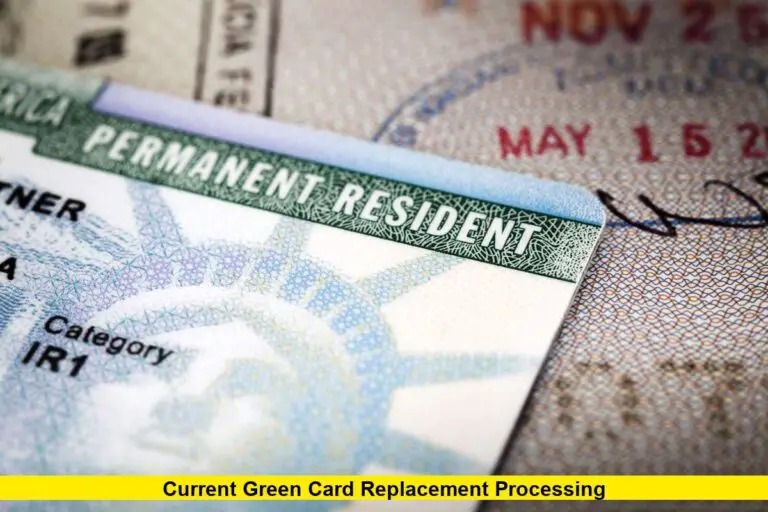 Green Card Replacement Processing Times