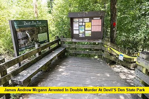 James Andrew McGann Arrested in Double Murder at Devil’s Den State Park