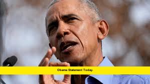 Obama Statement Today
