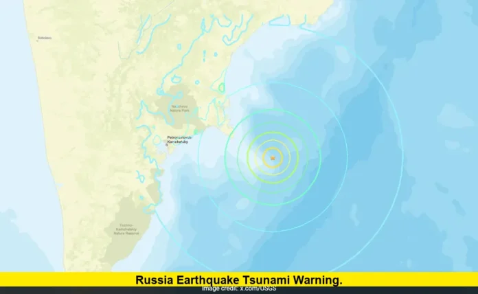 russia earthquake tsunami warning