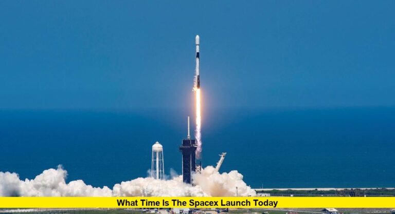 What time is the SpaceX launch today
