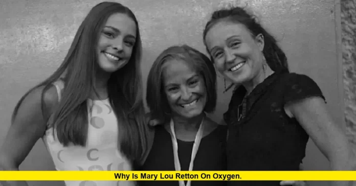 why is Mary Lou Retton on oxygen