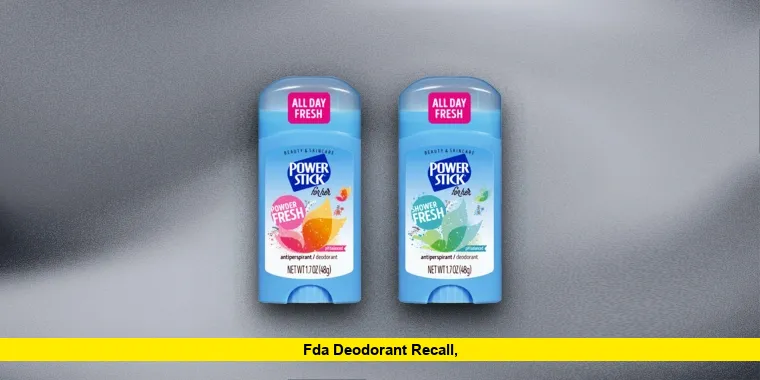 FDA Deodorant Recall