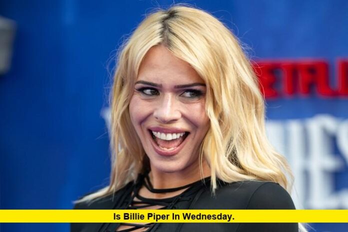Is Billie Piper in Wednesday