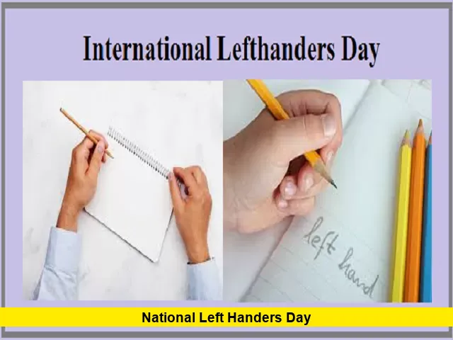 National Left Handers Day