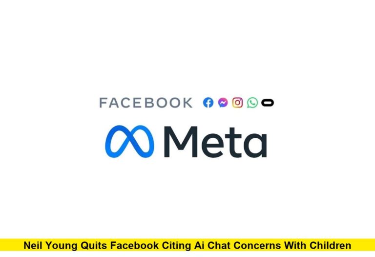 Neil Young Quits Facebook Citing AI Chat Concerns With Children