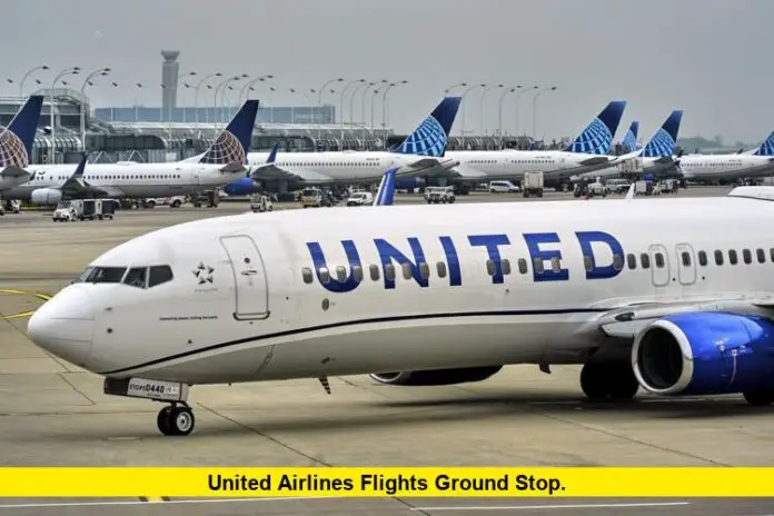 United Airlines Flights Ground Stop
