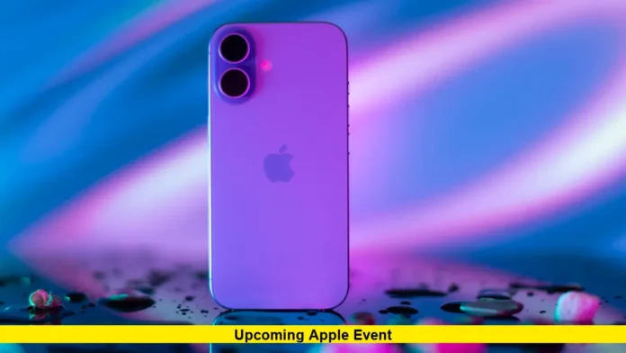 Upcoming Apple Event