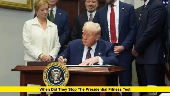 When Did They Stop the Presidential Fitness Test