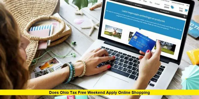 does ohio tax free weekend apply online shopping