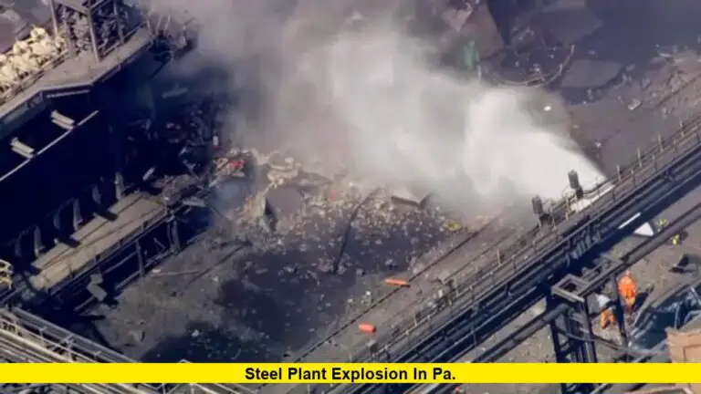 steel plant explosion in PA