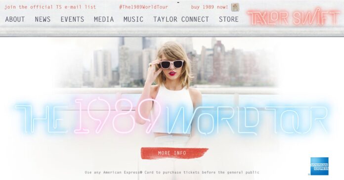 Taylor Swift Website