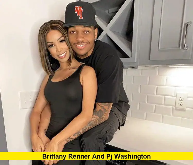 Brittany Renner and PJ Washington