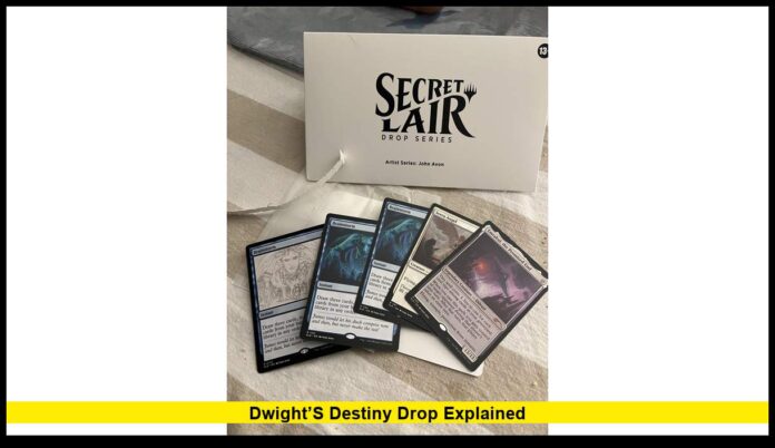 Dwight’s Destiny Drop Explained Secret Lair MTG The Office: Dwight’s Destiny Drop Explained