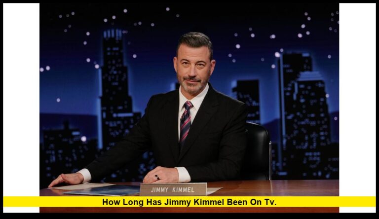 How Long Has Jimmy Kimmel Been on TV