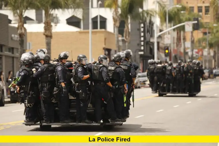 LA police fired