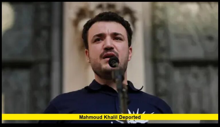 Mahmoud Khalil Deported