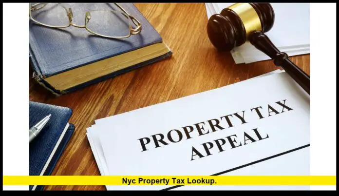 NYC property tax lookup